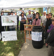 The public dedication of the garden